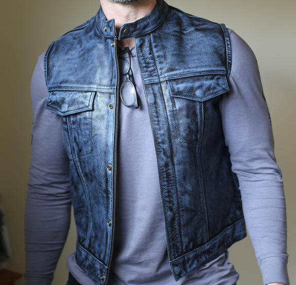 Pacifist SOA 3.1 Ltd Blue/Black Vest Zip/Button