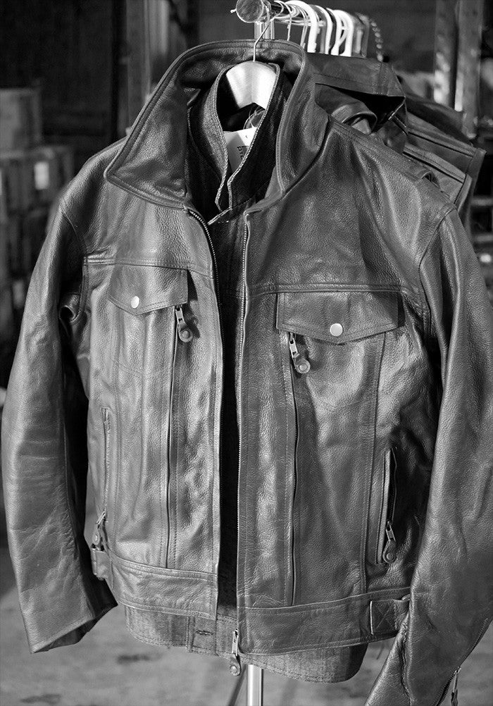 PTC Classic Leather Motorcycle Jacket