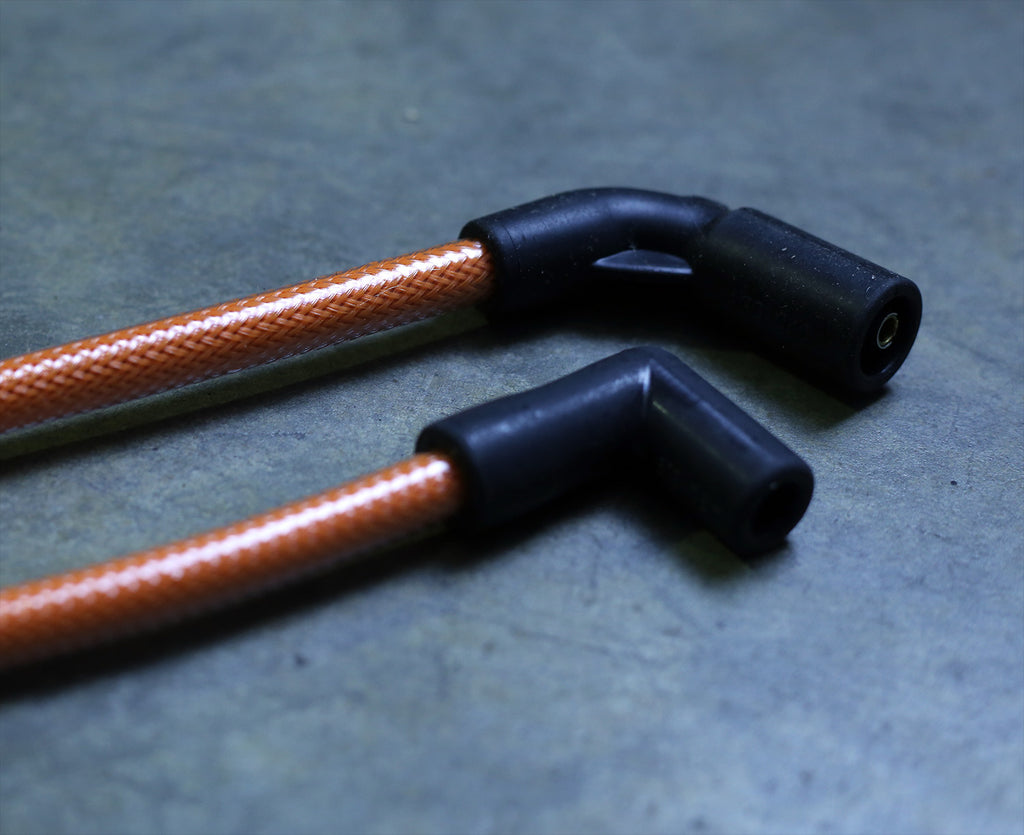 Neon Orange Breakout, Rocker, Blackline Braided Leads