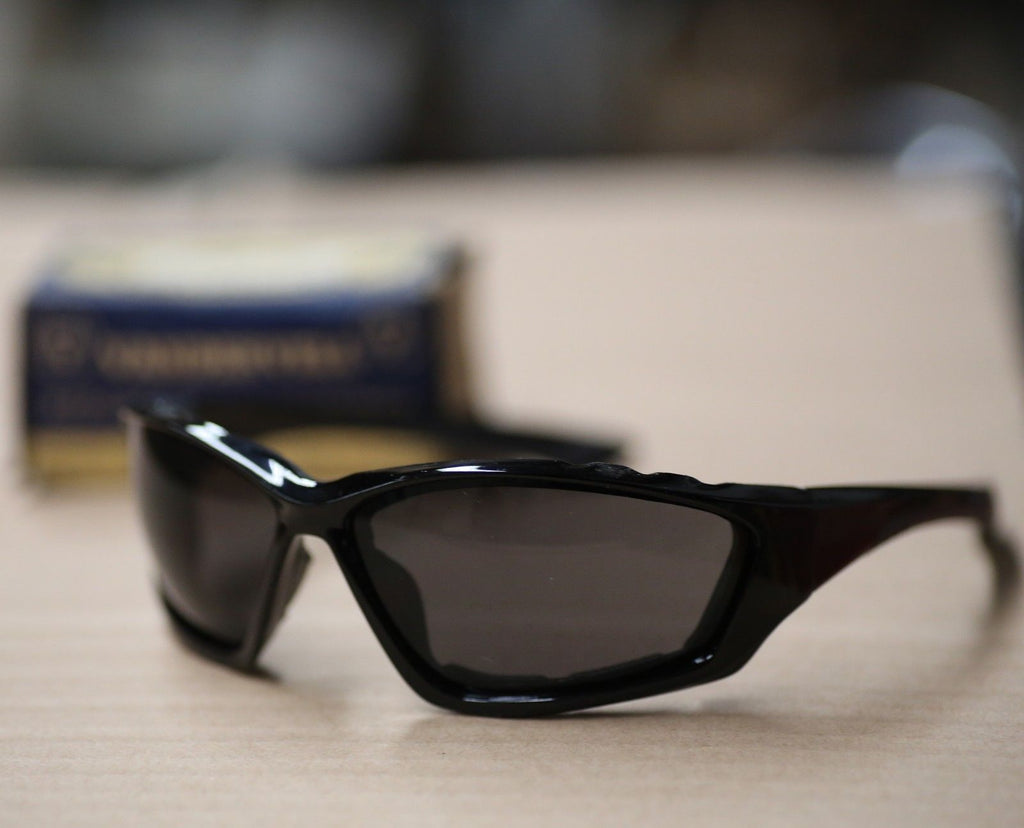Kickstart Padded Motorcycle Glasses, Rider Eyewear